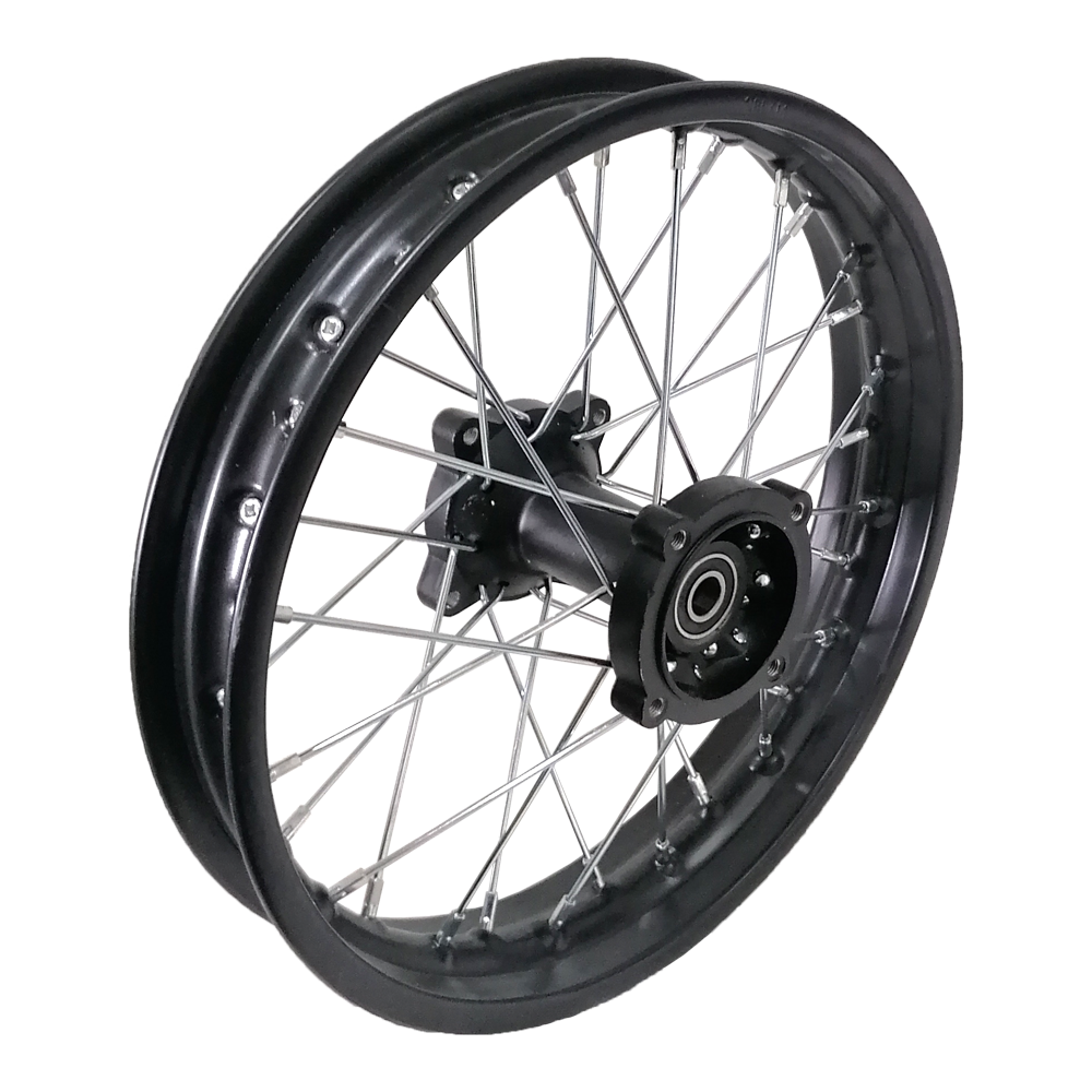 Jante, traseiro 1.85x14", eixo 15mm, Pitbike