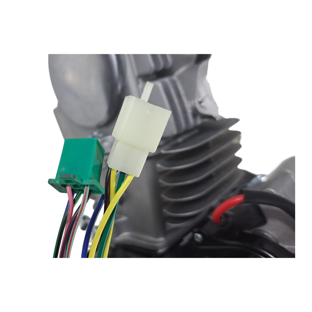 Motor completo 125cc c/Motor Arranque p/ Cima (semi-auto 3+R) (preto) - Tox (ATV)