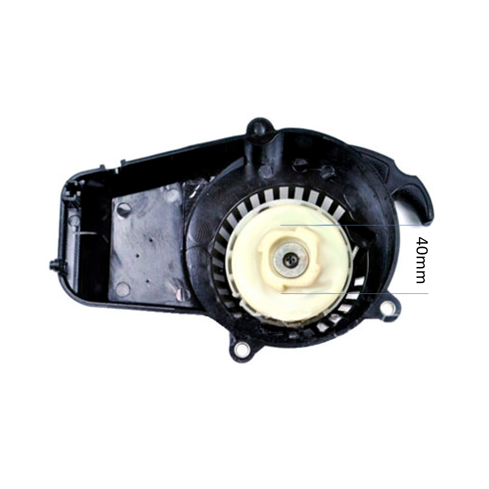 Kit Puxador manual em aluminio (arranque facil) + Volante do Magnetico - minimoto 49cc