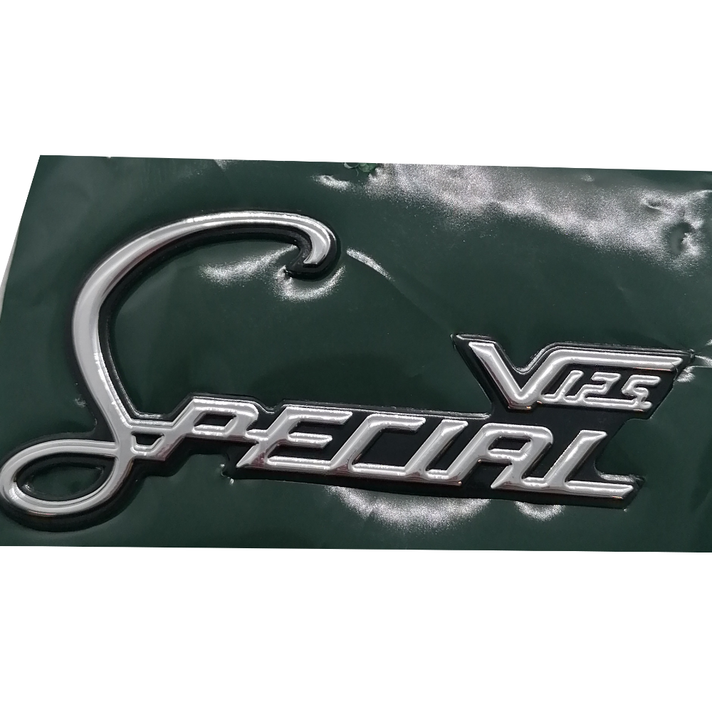 Autocolante LOGOTIPO SP1 "V125" / LAMBRETTA (V125) (Cromado)