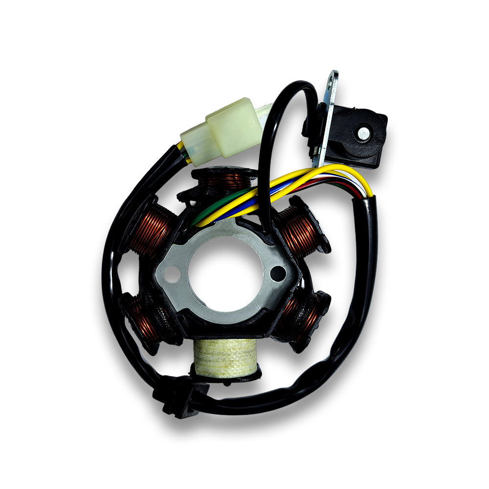 Magnetico (6 Bobines, 2 FIOS amarelos) Motor de Arranque p/ Cima, ATV 90/110/125 // Tox (Razer / Speedbird)