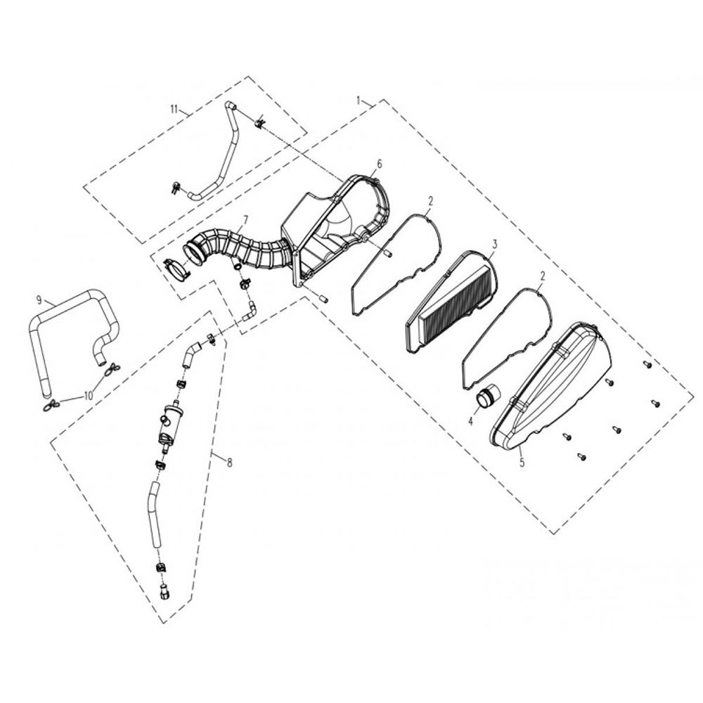 (9) Tubo de respiro da cabeça - Neco (ONE 12)