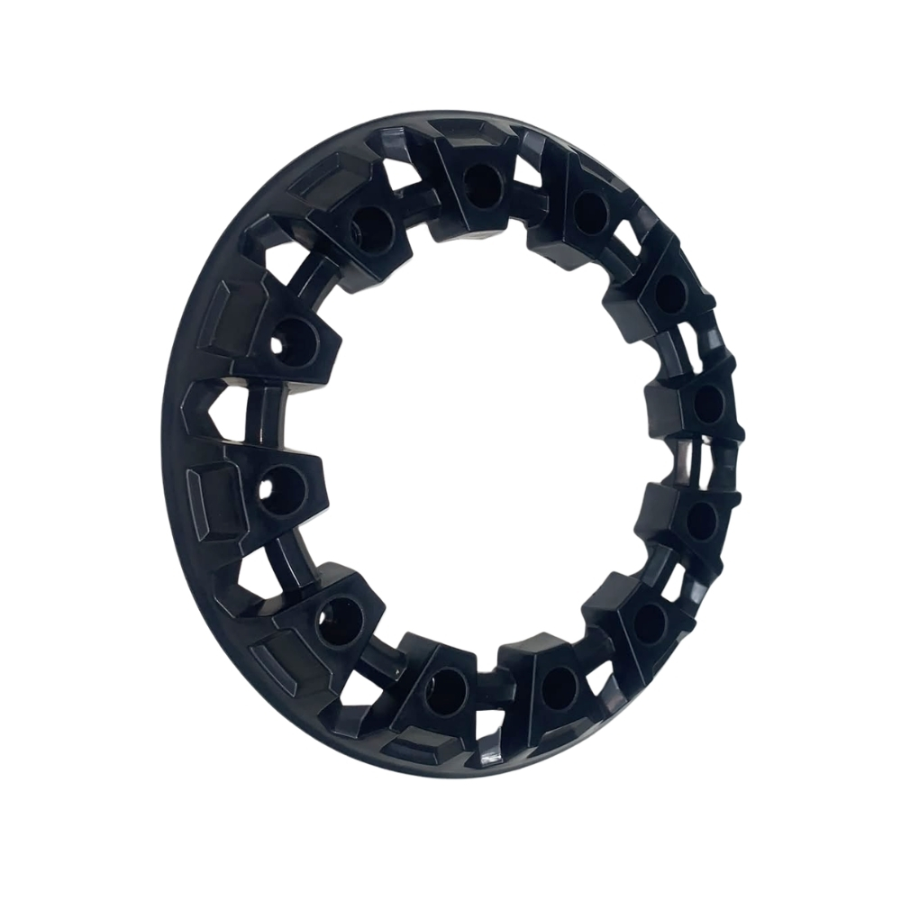 Aro decorativo, preto, jante 7" - TOX (ATV)
