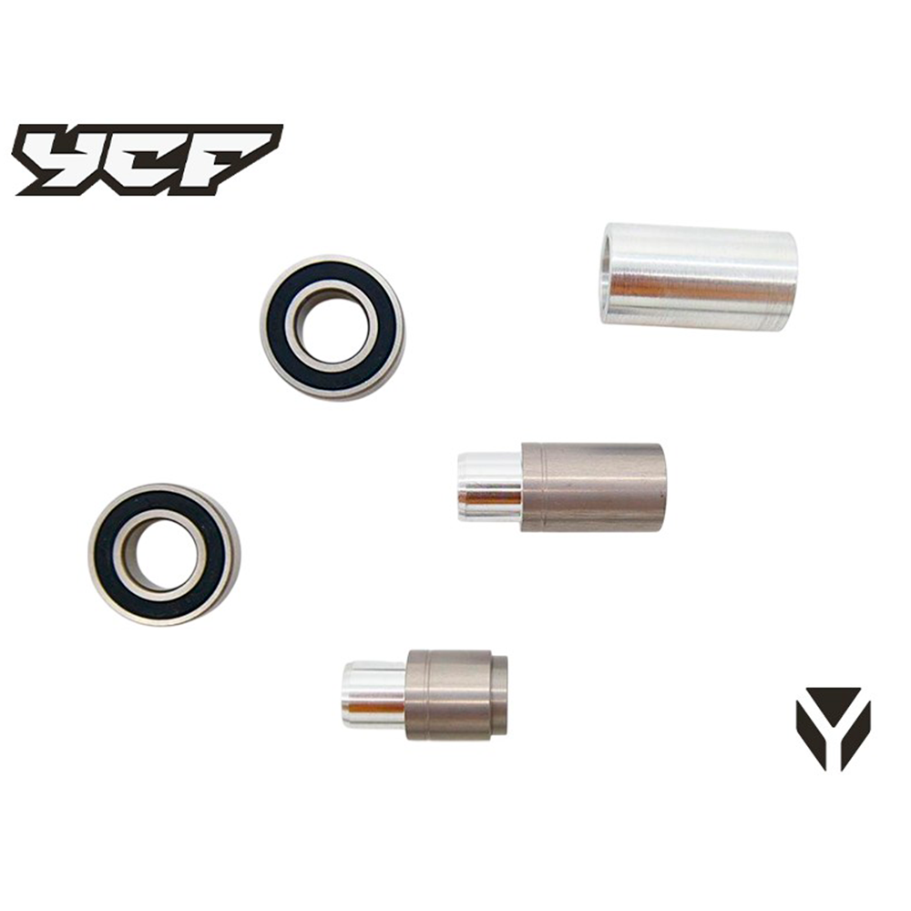 KIT DE ESPACADORES E ROLAMENTOS PARA RODA DIANTEIRA SM - YCF