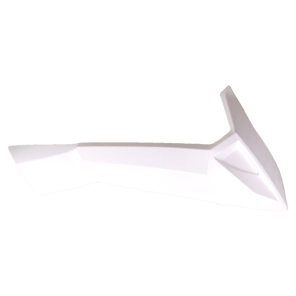 Carenagem lateral baixo DRT(junto ao pousa pes) (Branco) - Neco (ALEXONE 125)