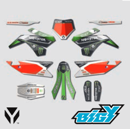 Kit autocolantes, YCF (Bigy Monster) 2021 / Pitbike