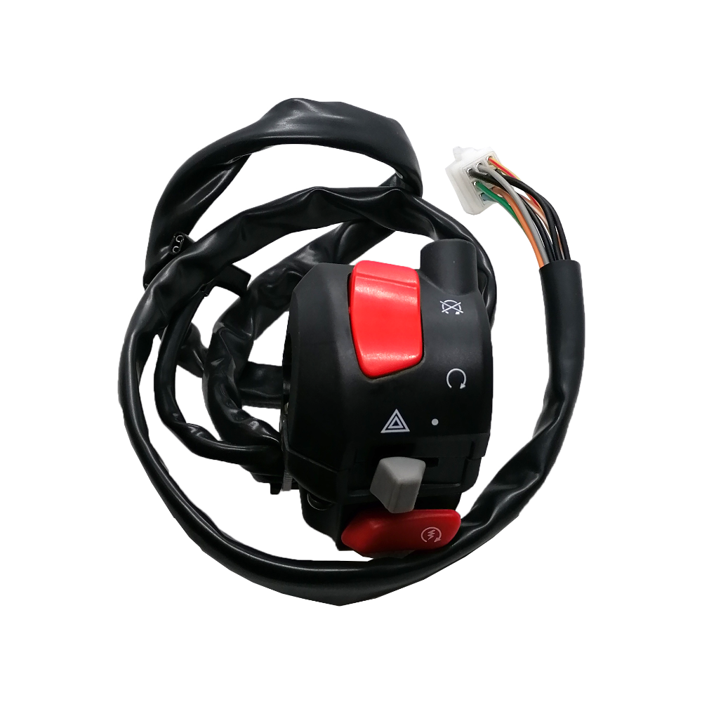 Comutador direito (Tipo 2)(9 fios + 2), Bluroc/Bullit (Hero 250/ 125 E5)