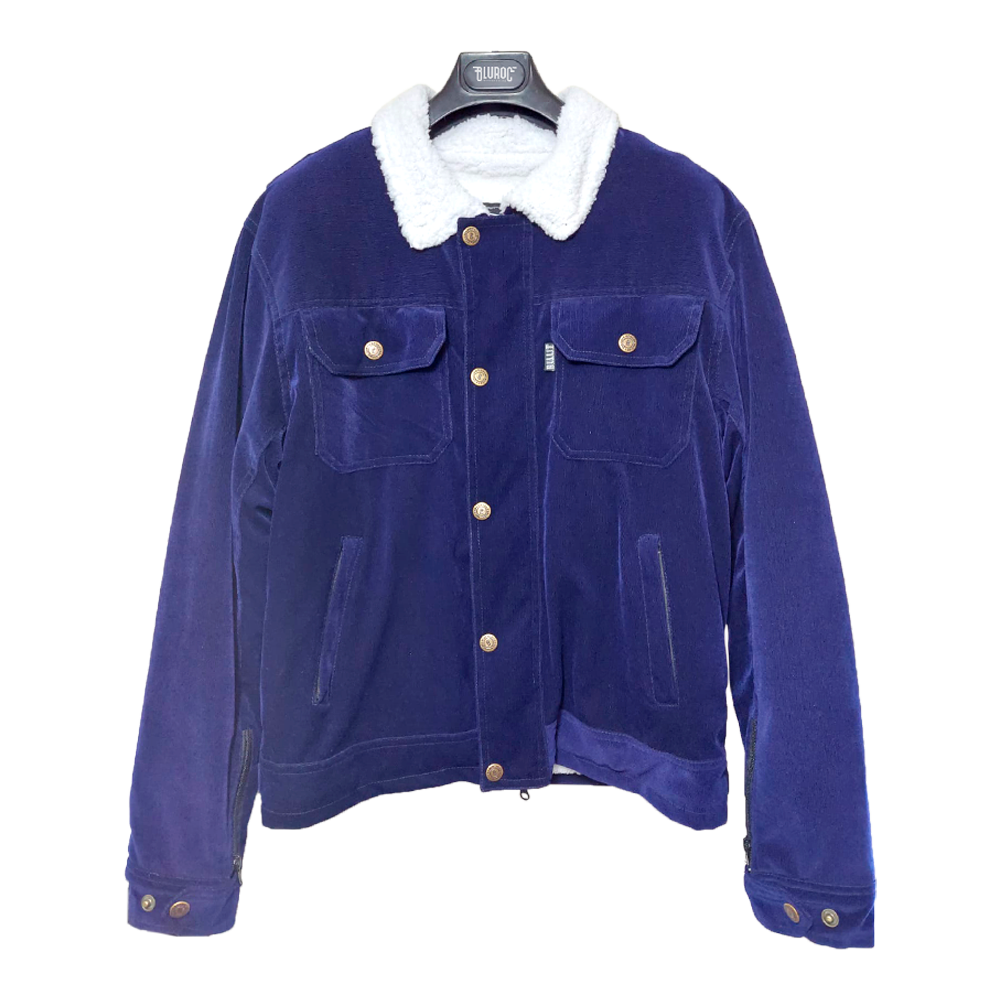 Casaco FauxFur Bombazine | Azul - BULLIT