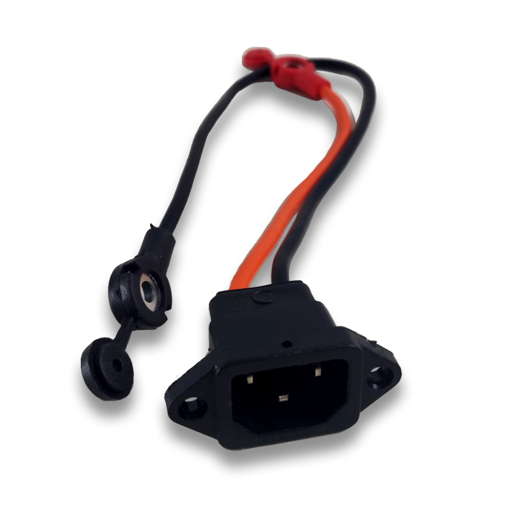 Ficha de Carregamento da Caixa da Bateria (Chumbo) - Femea 3-PIN - Neovolt