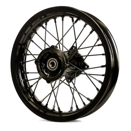 Jante, traseiro 1.85x12", eixo 15mm, Pitbike