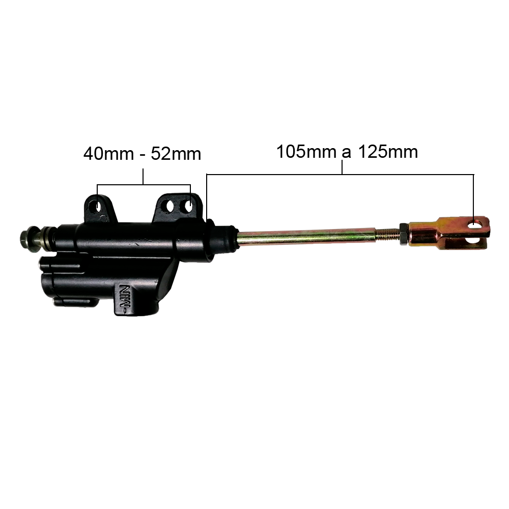 Bomba de Travao (Hidraulica) Ajustavel Ø 8 Banjo - Pitbike / universal