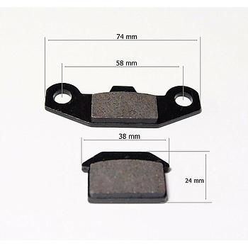Pastilhas de Travao - Tox (Madox 90 traseiro // Speedbird / VIPER VR 125 dianteiro) / ATV 90-110