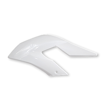 Carenagem do deposito, ESQ (branco) - Tox (E-Saker 500W - EMD04)