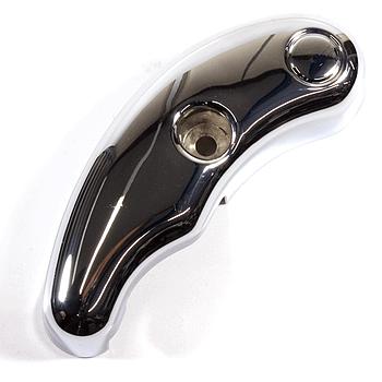 Carenagem inferior / Proteçao cromada (lado esquerdo) - Neco Borsalino DUE