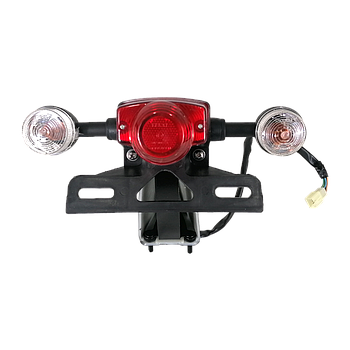 Farolim traseiro c/ piscas (preto) - Neco Borsalino Oro