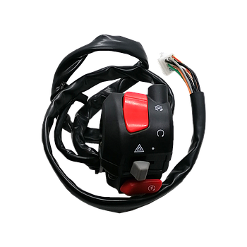 Comutador direito (Tipo 2)(9 fios + 2), Bluroc/Bullit (Hero 250/ 125 E5)