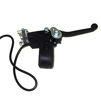 Manete de travao Drt. (completa) (c/ saida para 2 cabos), Tox (E-QD03) / ATV Elect. 350W