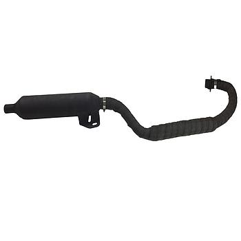 Sistema de escape Completo (preto) EU5 - Brixton Cromwell 125; Rayburn