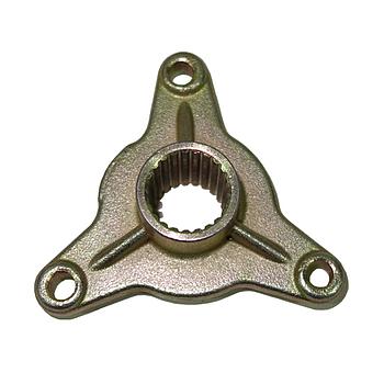 Cruzeta de fixaçao TIPO 2 (cubo 3 furos ) (int.24mm / ff: 77.50mm) para roda ATV110, ATV110-XK