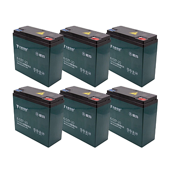 Pack de baterias (6und.) 72V - (12V/20ah) - Neovolt (Pulse /GO-X2 PRO)