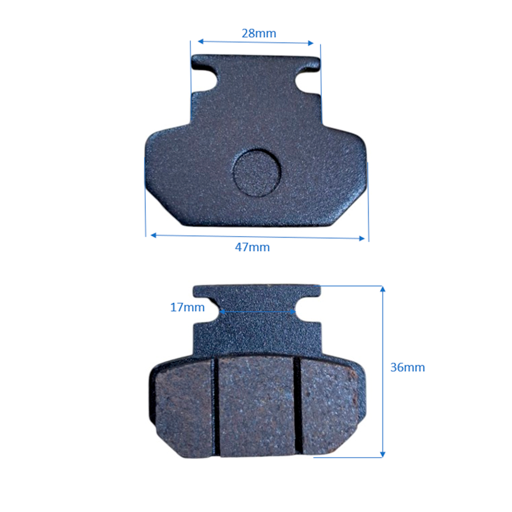 Pastilhas de Travao (jogo) - YCF (50A) Comp. TOX (Volcano MX125 / RACE 140)