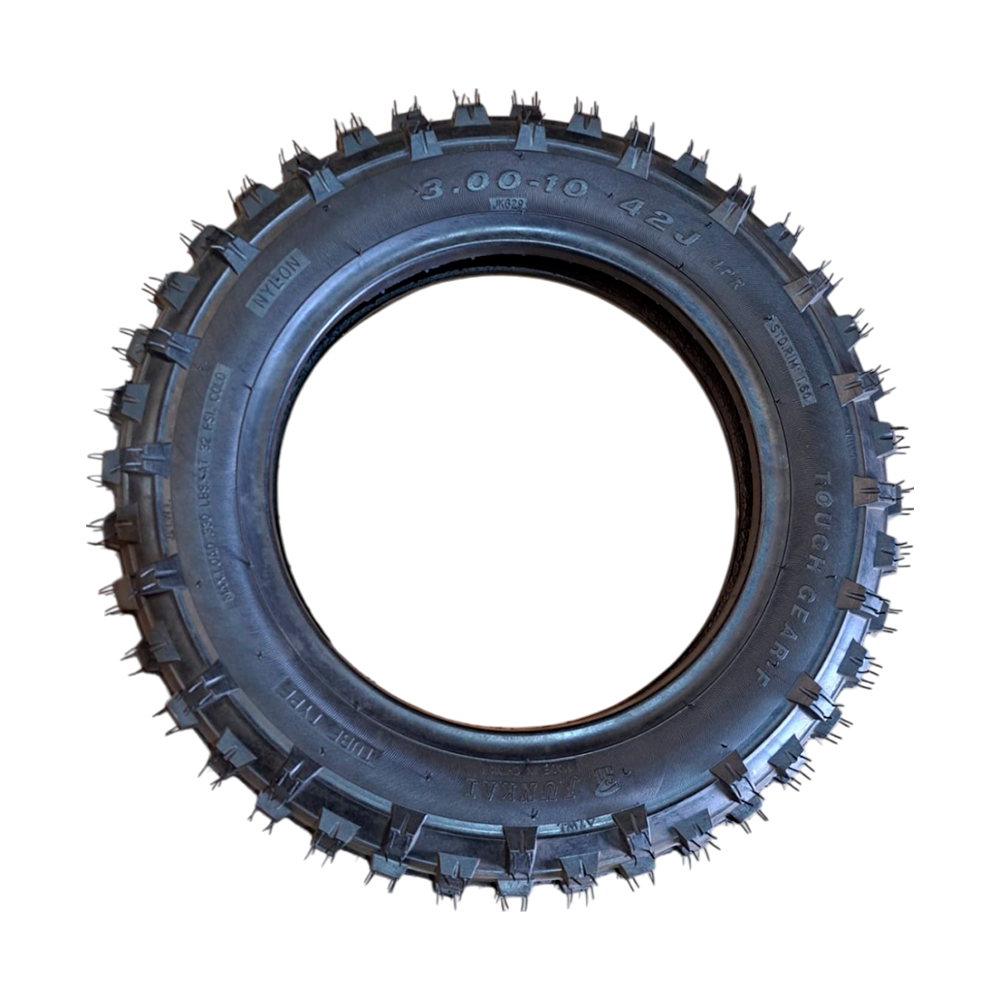 Pneu traseiro 3.00x10 (80/100-10) - Tox (Racer x2 49) / mini moto