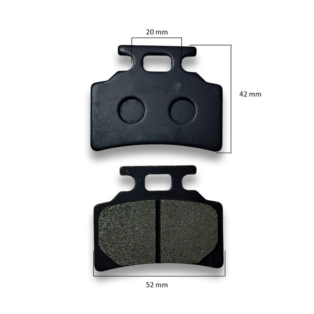 Pastilhas de travao traseiras - Tox (Racer x2 49 / Volcano 140 traseira) / mini moto