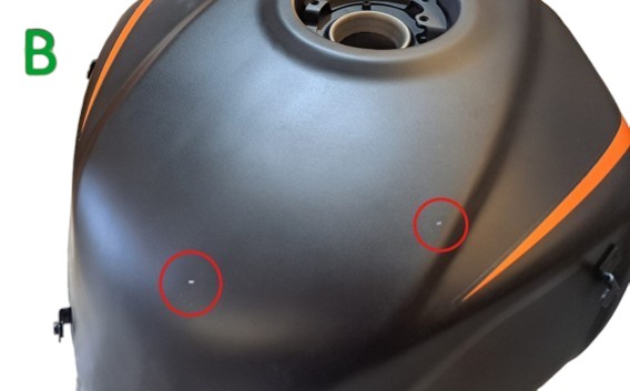 Deposito de gasolina - Neco (Nc-N01) (Preto) - (C/ RISCO)