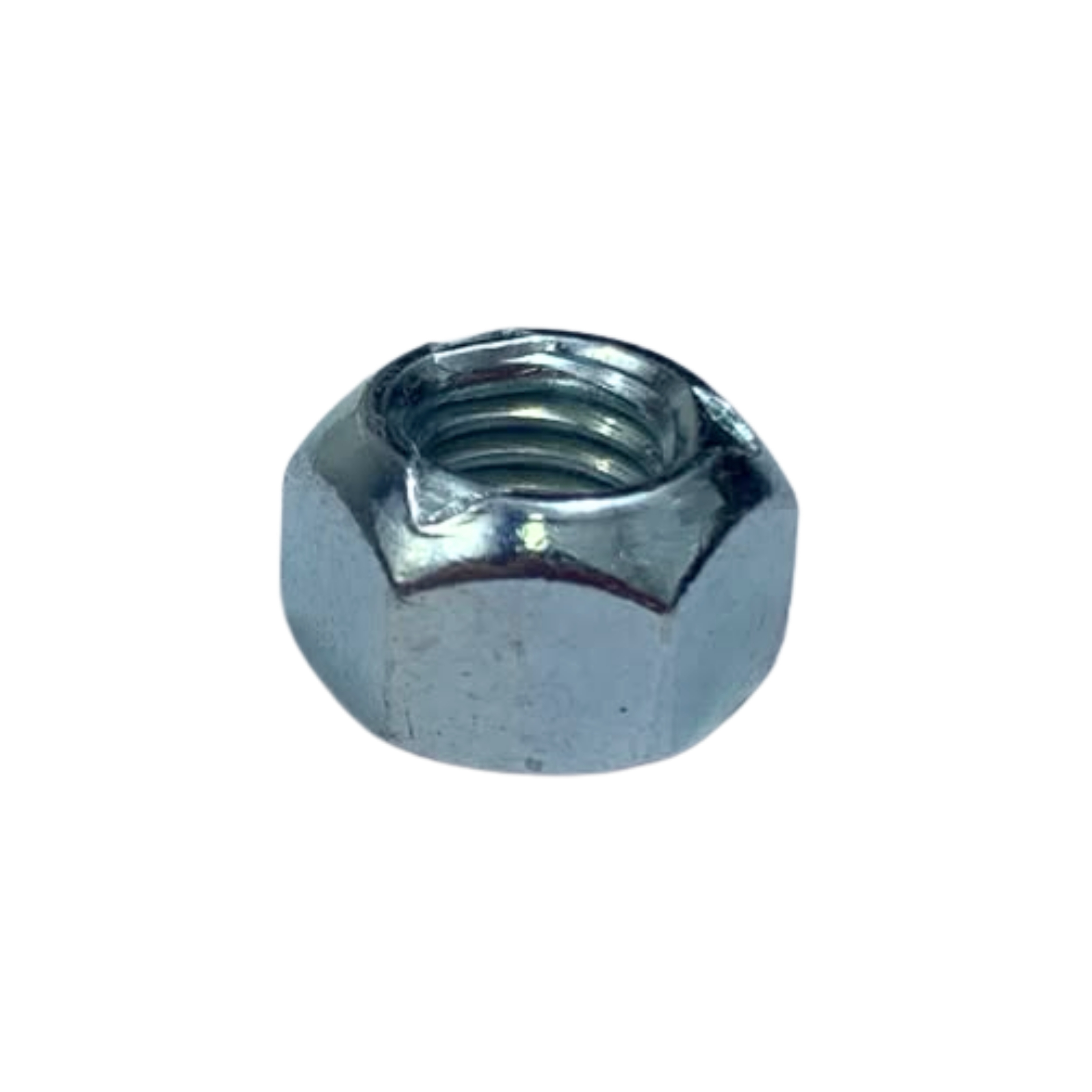 Porca Autoblocante M8 Zincada Branca Classe 6 (DIN 980-V) - FANTIC