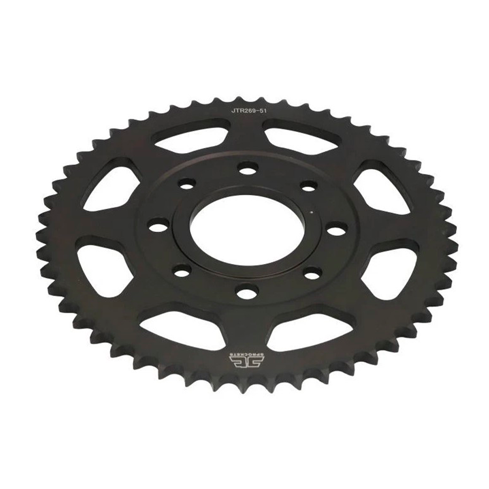 Cremalheira 428H (51D),  C: Ø58mm / 8 Furos / FF: 90mm, Comp. Bluroc/Bullit (HERO) - AFTERMARKET