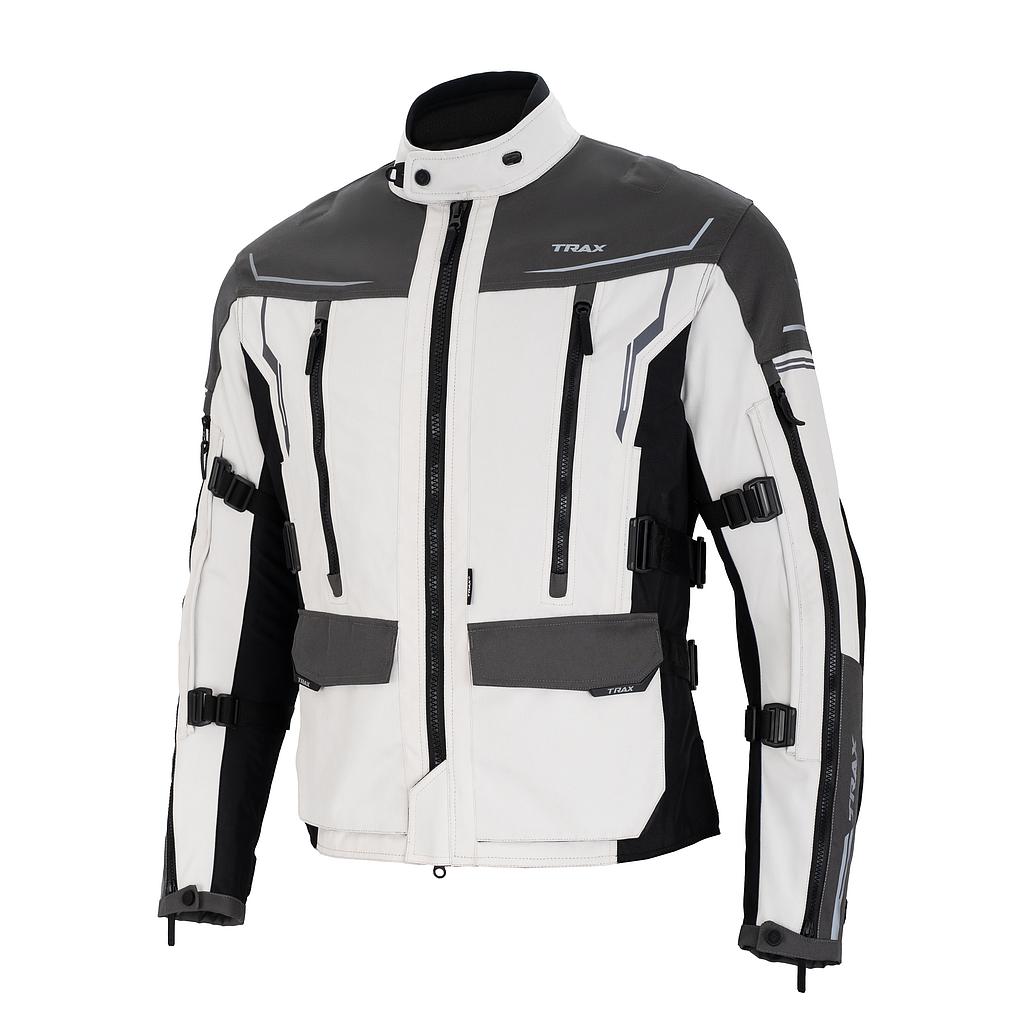 TRAXMOTO: Casaco Ventura Titanium Grey - Homem