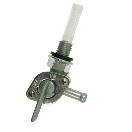 Torneira de Gasolina/Combustivel (rosca "macho" 1.25x10mm) -  Tox (Racer x2 49) / mini moto / Pitbike