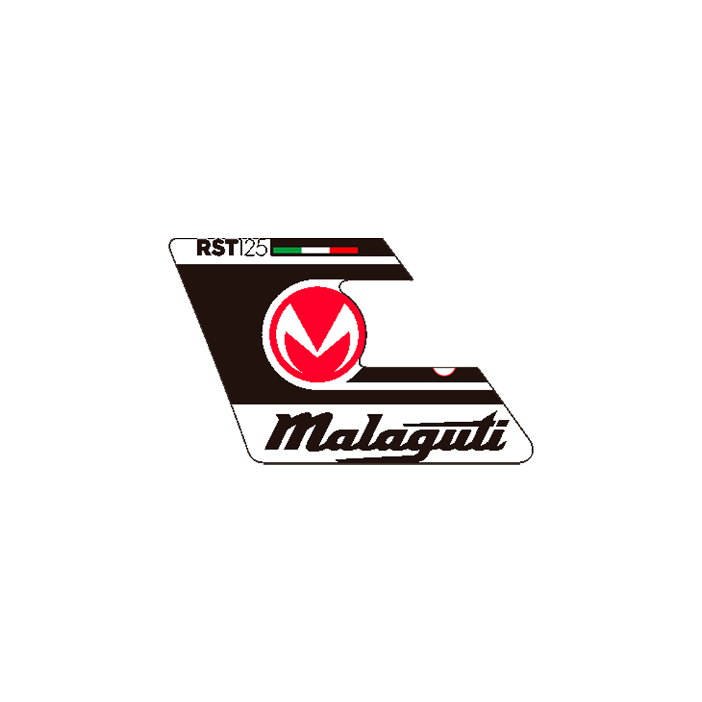 Autocolante lateral esquerdo - Malaguti (RST 125)