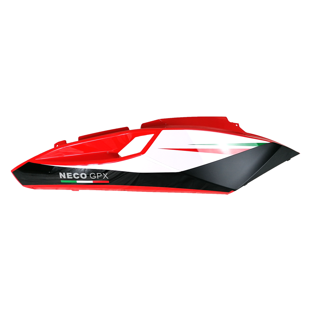 Carenagem Tras DRT (Vermelho Racing) Neco (Gpx 125)