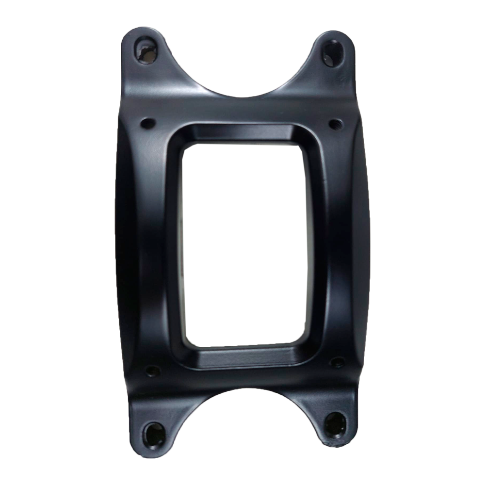 Suporte de guarda-lamas dianteiro (liga de aluminio) preto fosco, Bluroc/Bullit (Legend 125)