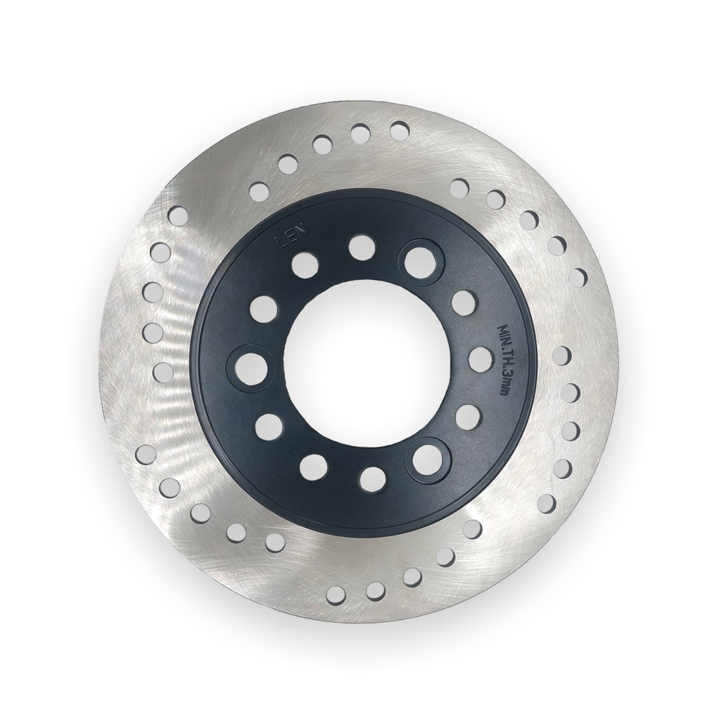 Disco de travao 180mm - Ø58mm - F/F: 70mm - DIANTEIRO/TRASEIRO (Eco-volt / Li-volt / We-Ride) // TRASEIRO (Runner / We-Go / Pulse / Go-X) - Neovolt / Mytos (NEO PLUS 2 - N90)