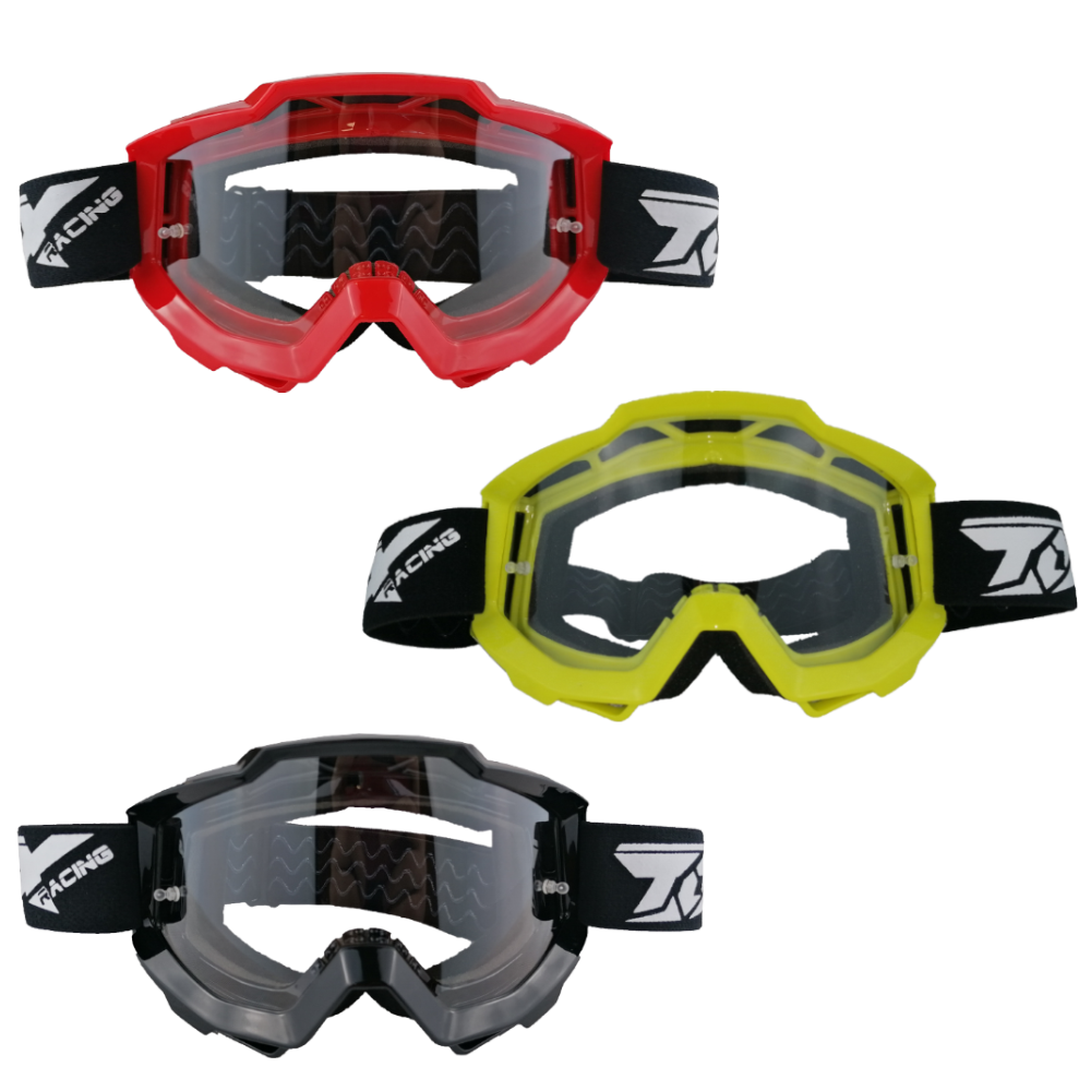 Oculos Adulto offroad (Lente incolor), Tox racing