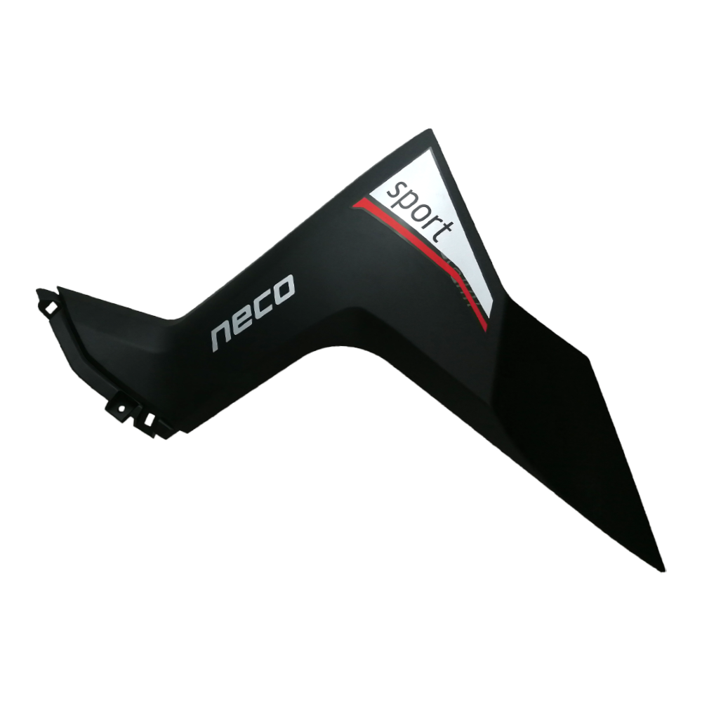 Carenagem Lateral (Frente, Baixo) ESQ (preto) - Neco (ALEXONE 125)
