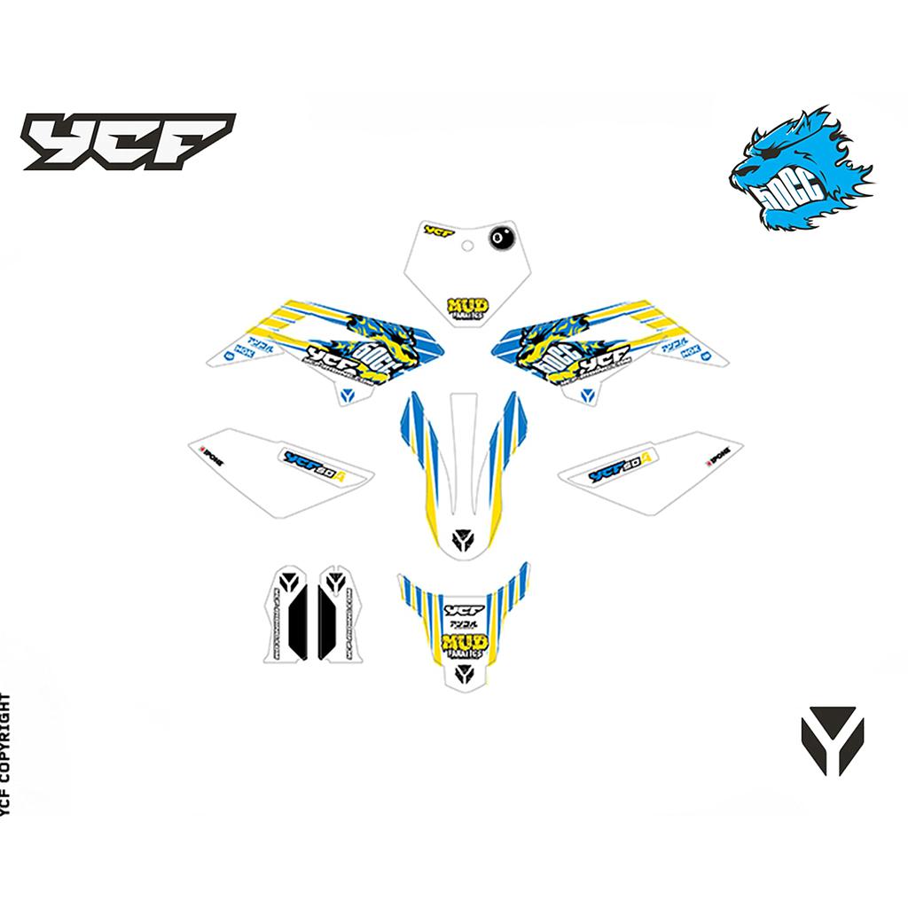 Kit autocolantes, YCF (50) 2022 / Pitbike