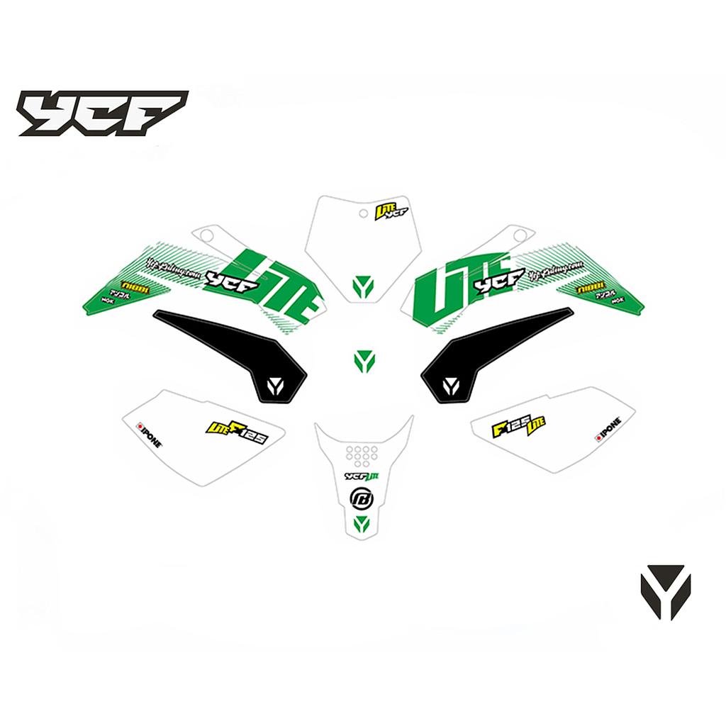 Kit autocolantes, YCF (Lite 125) 2022 / Pitbike