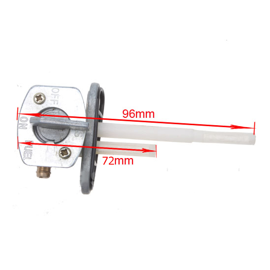 Torneira de Gasolina (2 saidas), Comp Ycf Pitbike (35mm entre furos).