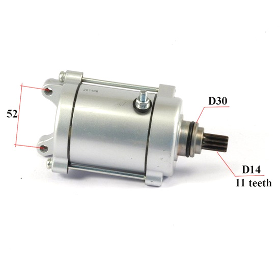Motor de Arranque (11 Dentes), CG125-CG250 156FMI