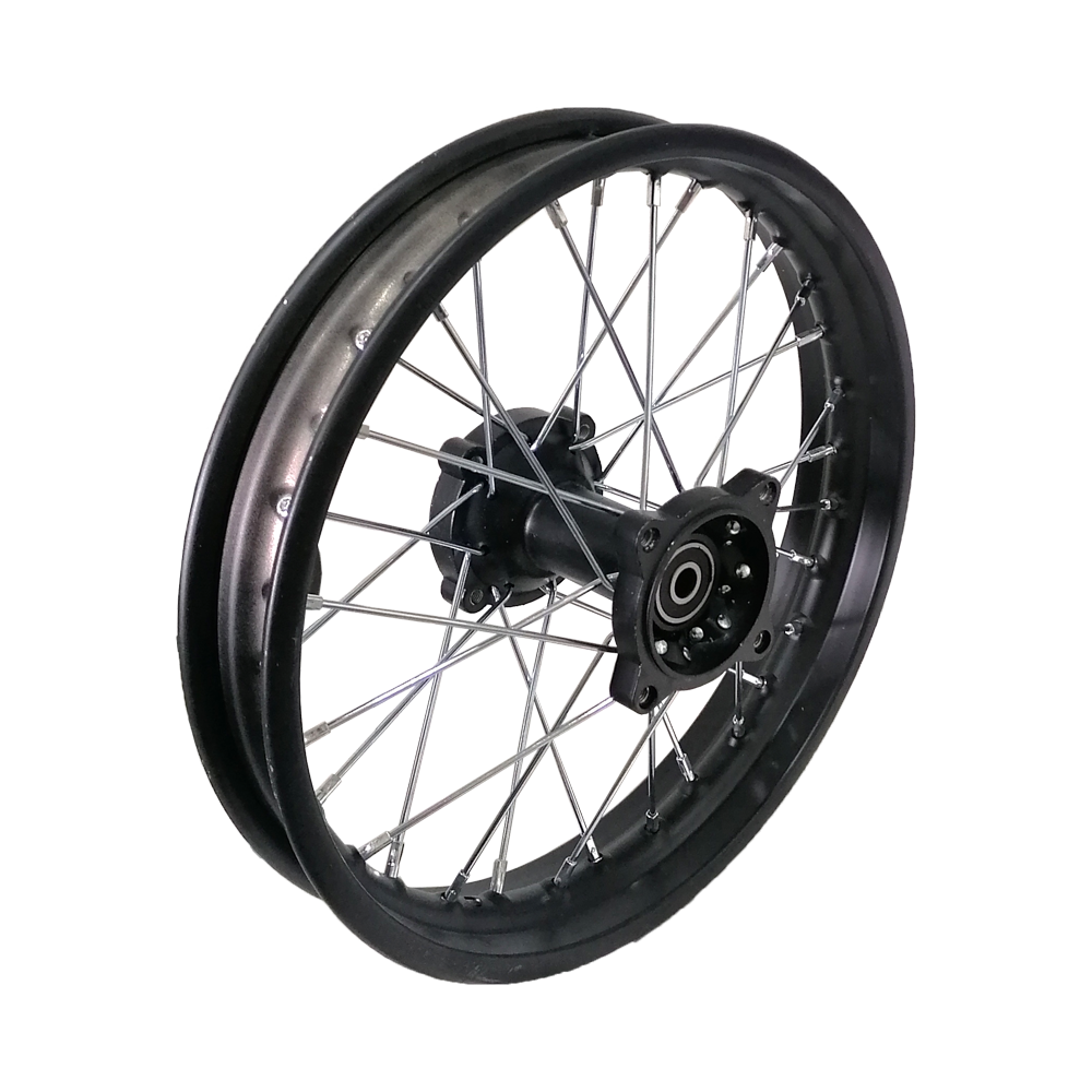 Jante traseira (1.85x14" / eixo 12mm) - Tox (MD04-SG) / Pitbike