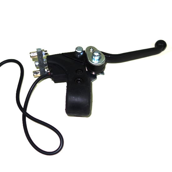 Manete de travao Drt. (completa) (c/ saida para 2 cabos), Tox (E-QD03) / ATV Elect. 350W