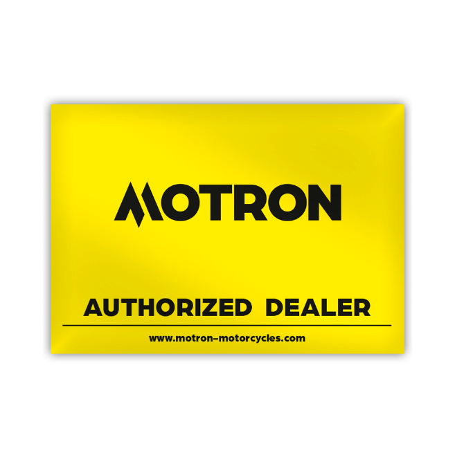 Autocolante Revendedor Autorizado MOTRON