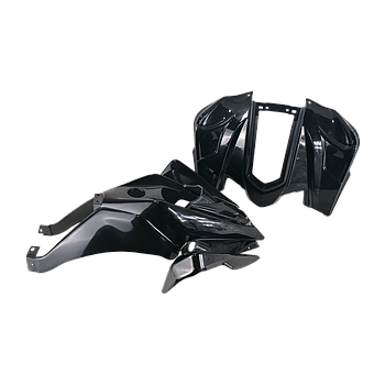 Carenagem (traseira) (preto), Tox (Monster Deluxe QD03K) / ATV 49