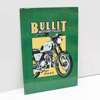 Placa de Metal "HUNT", Bluroc/Bullit