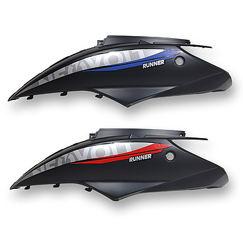 Carenagem lateral intermedia (esquerda) - Neovolt (Runner) (V3)