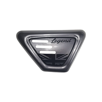 Tampa Lateral DRT (Cinza) - Bluroc/Bullit (Legend 125) E5 DECAL