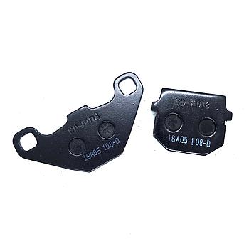 Pastilhas de Travao (TRAS) - MALAGUTI (XSM 125 / XTM 125 / MONTE PRO 125 / DUNE 125)